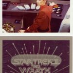 Star Trek FTCC Wrath of Khan Card wrapper Last Card and Back