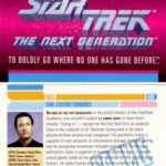 Star Trek Inaugural Edition Promo Card Front and Back