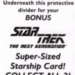 Star Trek TNG Season 3  paper in box with oversized cards
