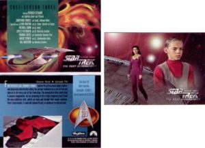 Star Trek TNG Season 3 First Last and Back Cards