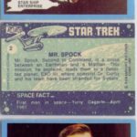 Star Trek A & BC First, Last and Back Cards