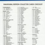TNG Inagural Edition Checklist