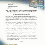 Star Trek DS9 MFTF Card Press Release