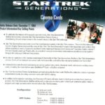 Star Trek Generations Card Press Release