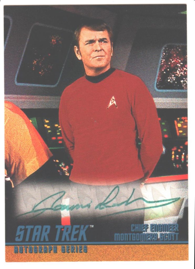 Star Trek TOS Season 1 A2 Doohan Green Variant Card