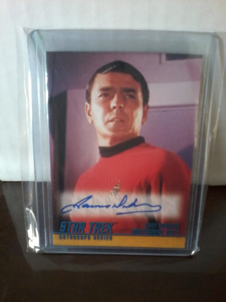 Star Trek TOS Season I A2 Doohan Blue Autograph Variant Card