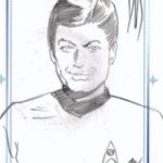 Star Trek TOS 35th Mccoy Smudged Sketch Card