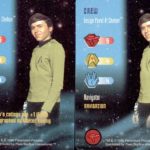 Star Trek TOS Card Game Differences between Chekov Promo and Common Card