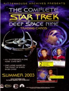 Star Trek Complete DS9 Card Sell Sheet