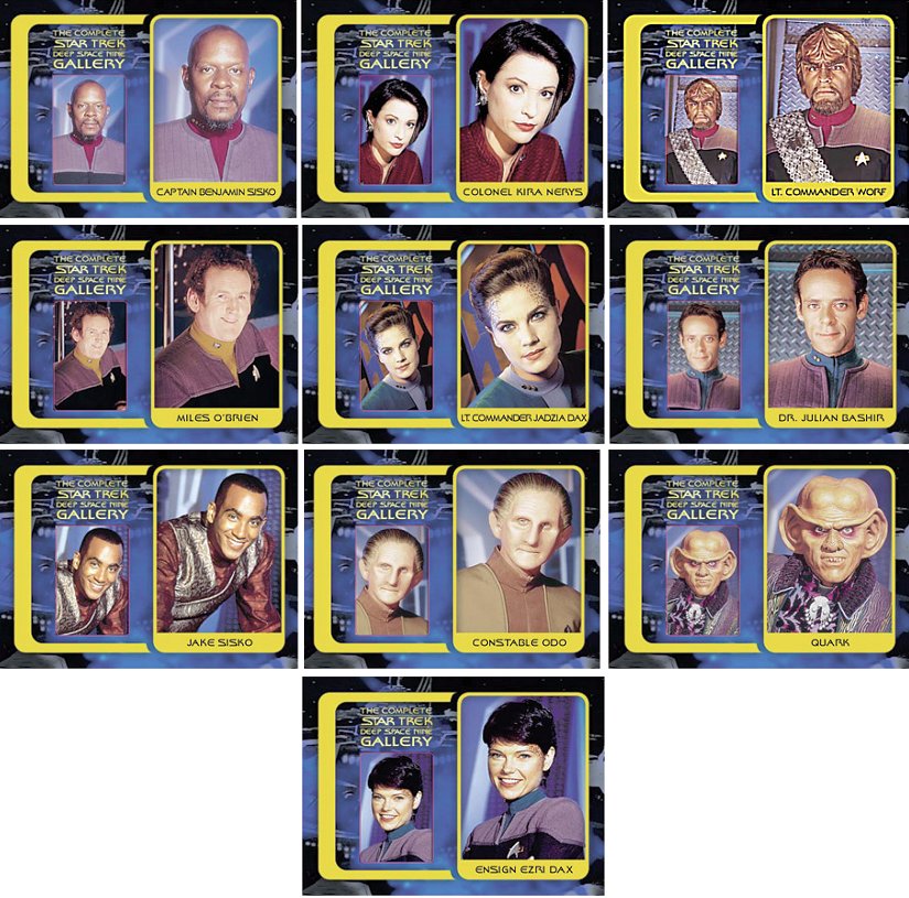 Star Trek Complete DS9 Gallery Cards