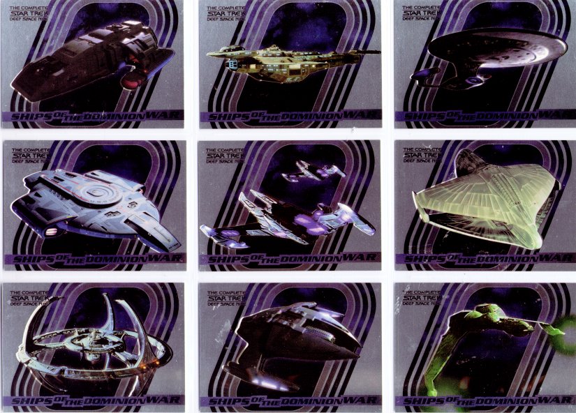 Star Trek Complete DS9 Ship Card Set