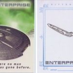 Star Trek Enterprise One Case Topper and Boldly Go Card Set