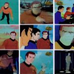 Star Trek The Animated Series Kirk in Motion Card