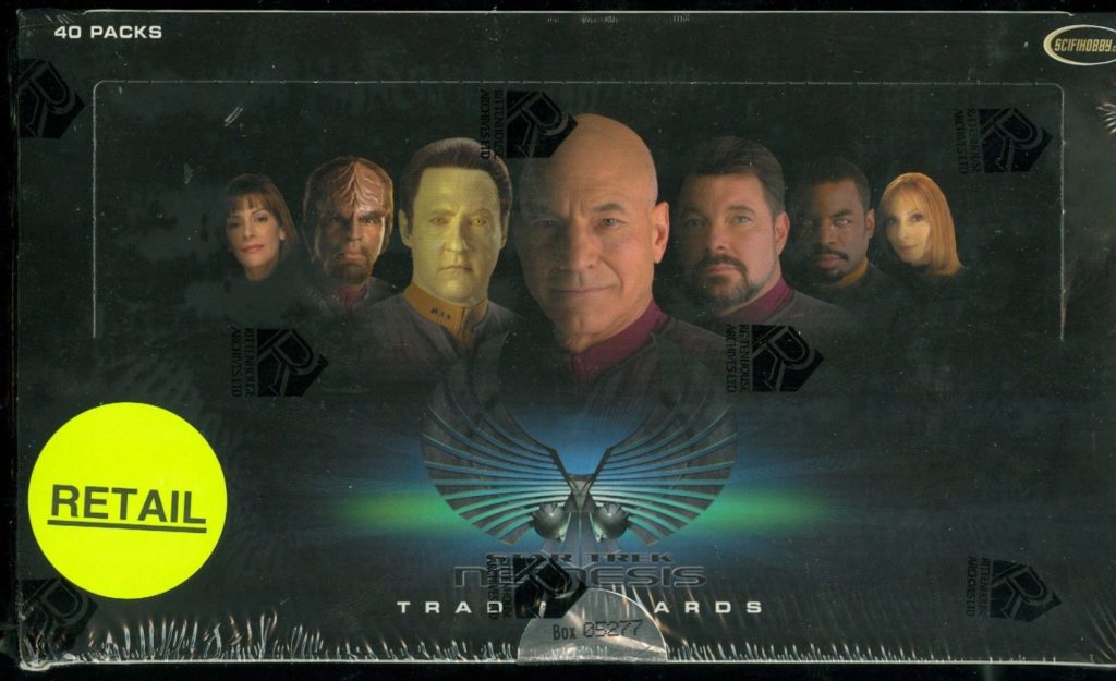 Star Trek Nemesis Retail Card Box