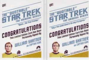 TOS Quotable Auto Variant Back