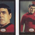 Star Trek 45th Anniversary Scotty Memoriam cards