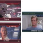 Classic Star Trek Movies Heroes and Villains First Last and Back Cards