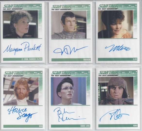 Star Trek TOS Inscriptions Autograph Cards - Star Trek 