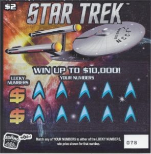 Idaho Star Trek Lottery Tickets