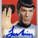 Star Trek Card Nimoy LLAP Thick Blue Variation