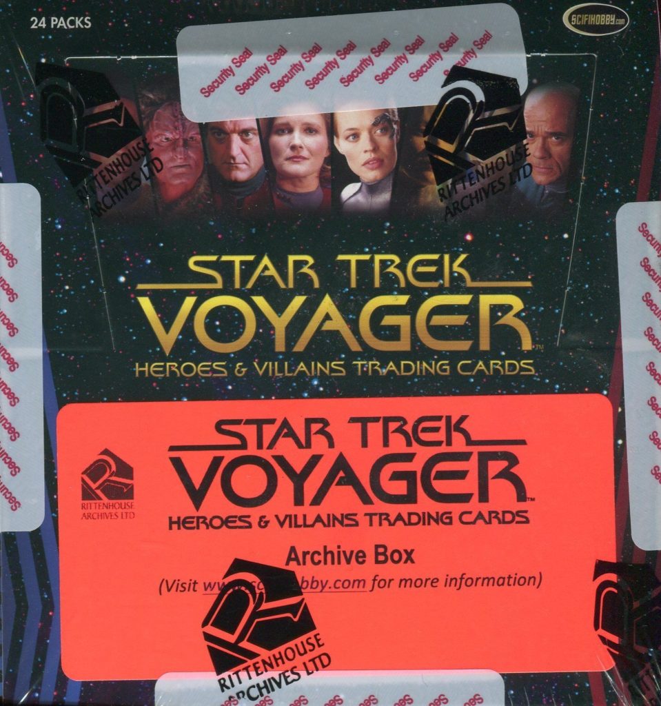 Star Trek Voyager Heroes and Villains Archive Card Box