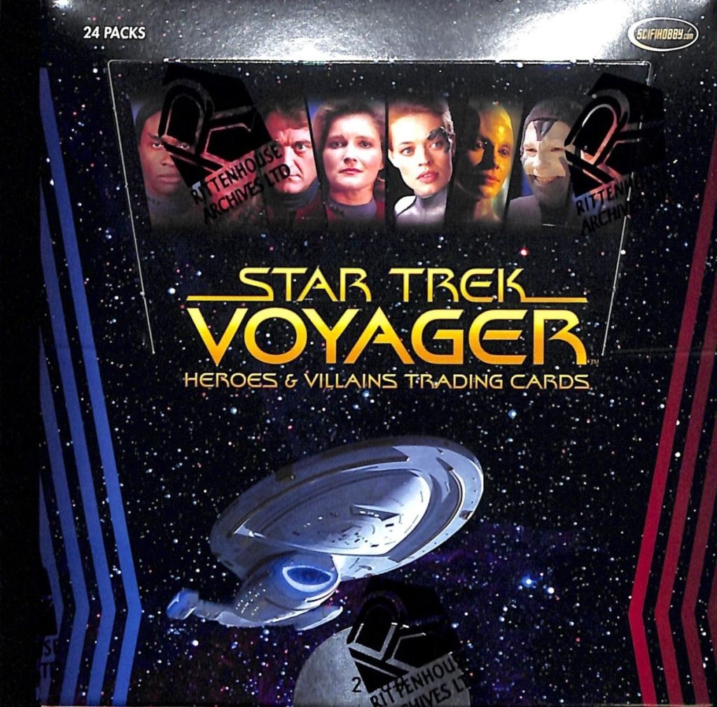 Star Trek Voyager Heroes and Villains Card Box