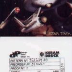 Hamilton Collectibles Porcelain Star Trek Sample Card
