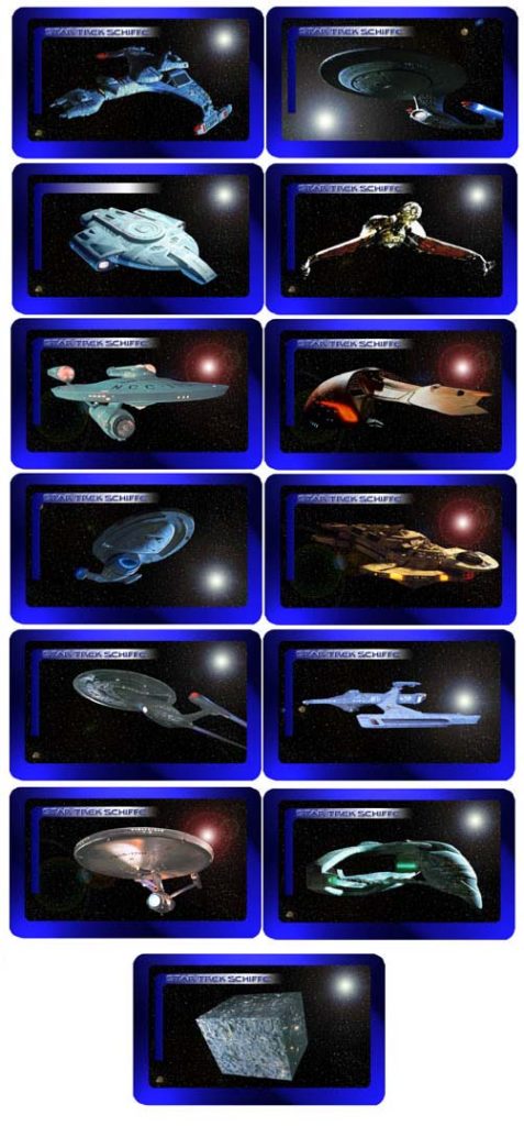 Star Trek CIC Video Ship Cards