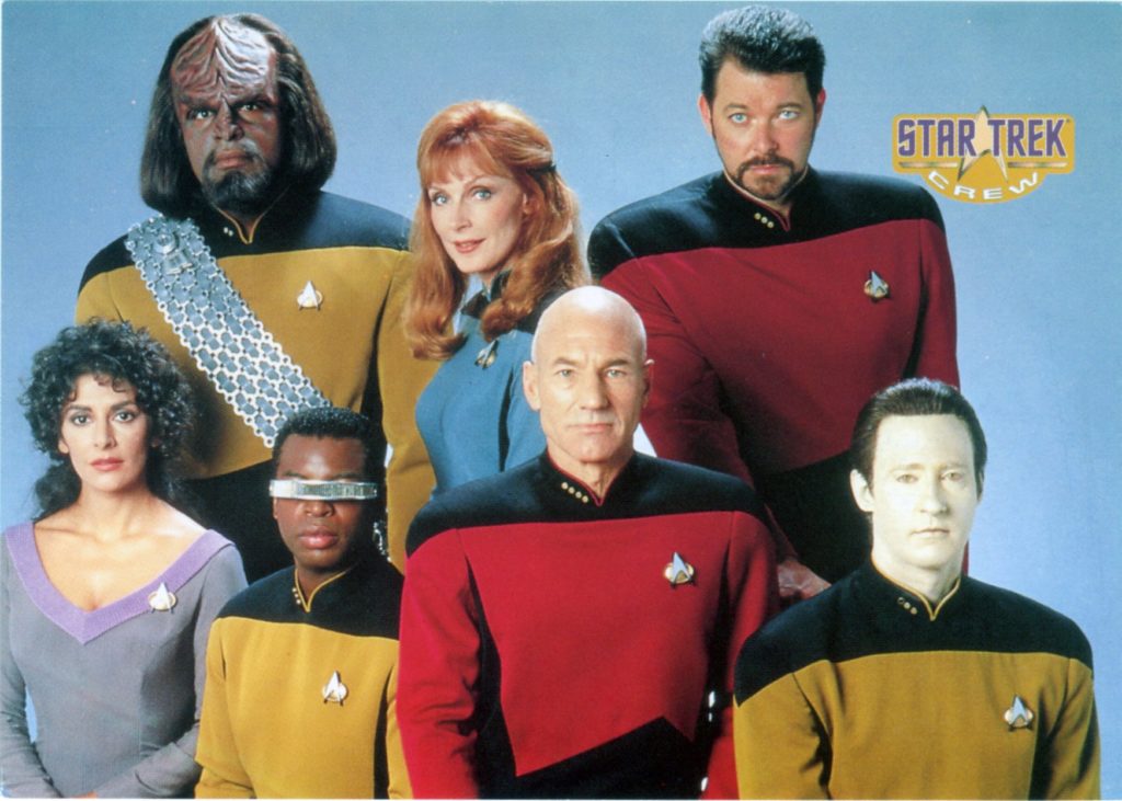 German Star Trek Crew Card