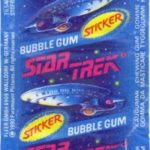 Star Trek Fleer Sticker Wrapper