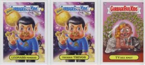 Garbage Pail Kids 6 Star Trek Parody Cards