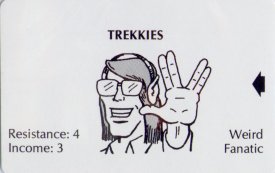 Star Trek Trekkies Black and White Card