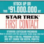 Star Trek First Contact Lenticular Video Card Sticker