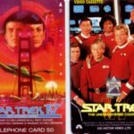 Japanese Star Trek IV and V Phone Cards