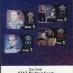 Star Trek ATT Phone Card Sell Sheet