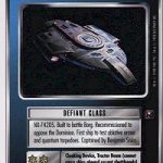 Star Trek Decipher CCG Card DS9 USS Defiant Card