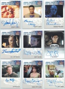 Star Trek DS9 Heroes and Villains Autograph Cards