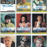 Star Trek TOS Captains Collection Autograph Cards