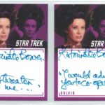 Star Trek TOS Captains Collection Inscription Autograph Cards