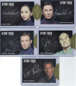 Star Trek Enterprise Quotable Archives Autograph Cards