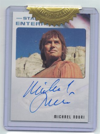 Star Trek Enterprise Heroes and Villains Autograph Card Nouri