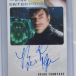 Star Trek Enterprise Heroes and Villains Autograph Card Thompson