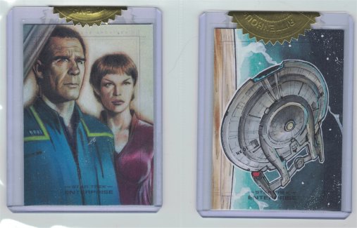 Star Trek Enterprise Heroes and Villains Relationship Card Set