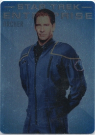Star Trek Enterprise Quotable Archer Metal Card