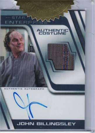 Star Trek Enterprise Heroes and Villains Autograph Relic Card Billingsly