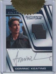 Star Trek Enterprise Heroes and Villains Autograph Relic Card Keating