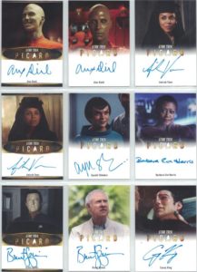 Star Trek Picard Autograph Cards