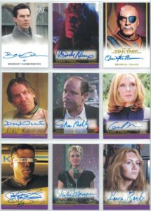 Star Trek Inflexions Autograph Cards