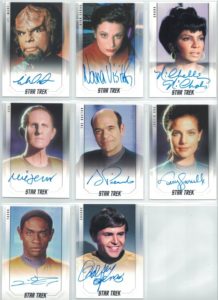 Star Trek Inflexions Autograph Cards