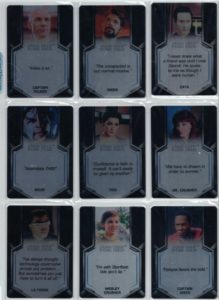 Star Trek Inflexions Expression of Heroism Cards